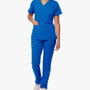 Women's Blue Scrub Set